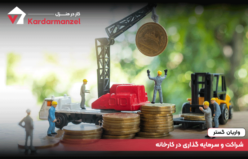 شراکت و سرمایه گذاری در کارخانه